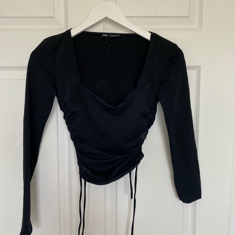 🎲ZARA SPANDEX TIE SIDE TOP BRAND NEW